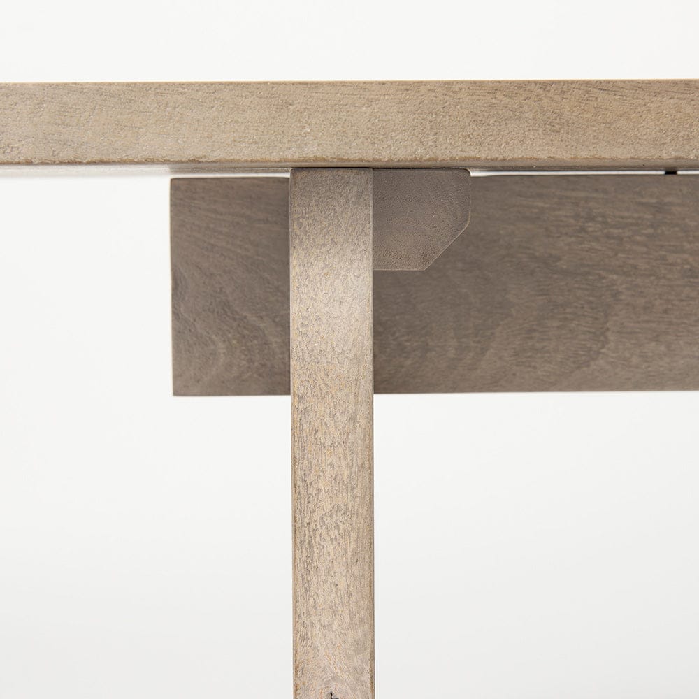 Mercana - Aida 18H Light Gray Wood Dining Bench - 69195 view 5