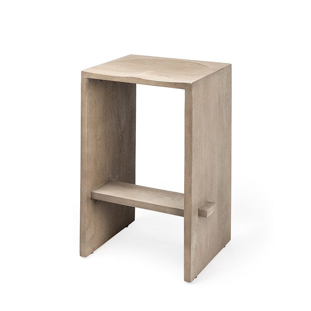 Mercana - Aida 26" Seat Height Light Gray Wood Counter Stool - 69192 view 1