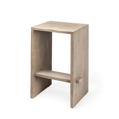 Mercana - Aida 26" Seat Height Light Gray Wood Counter Stool - 69192 view 1