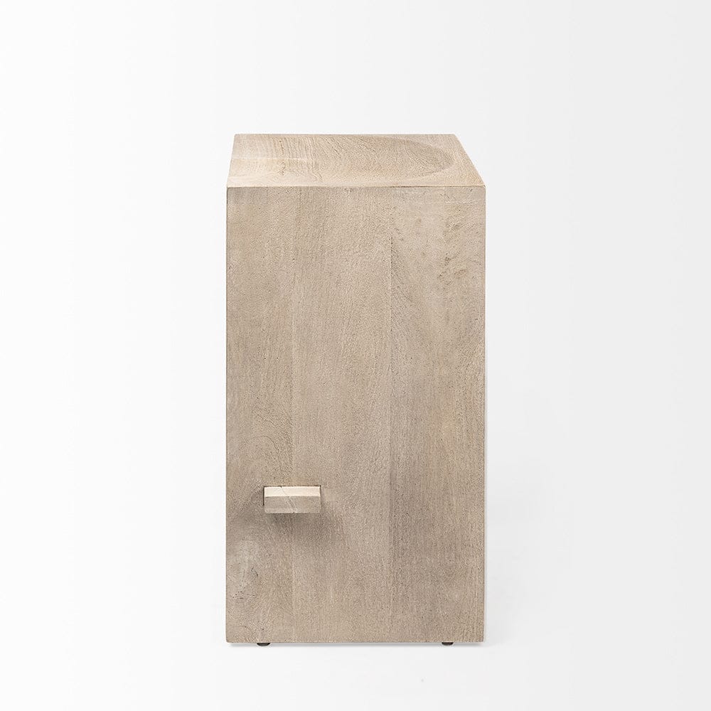 Mercana - Aida 26" Seat Height Light Gray Wood Counter Stool - 69192 view 3