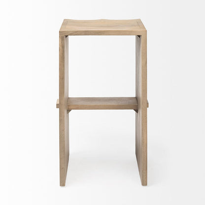 Mercana - Aida 30" Seat Height Light Brown Wood Bar Stool - 69191 view 4
