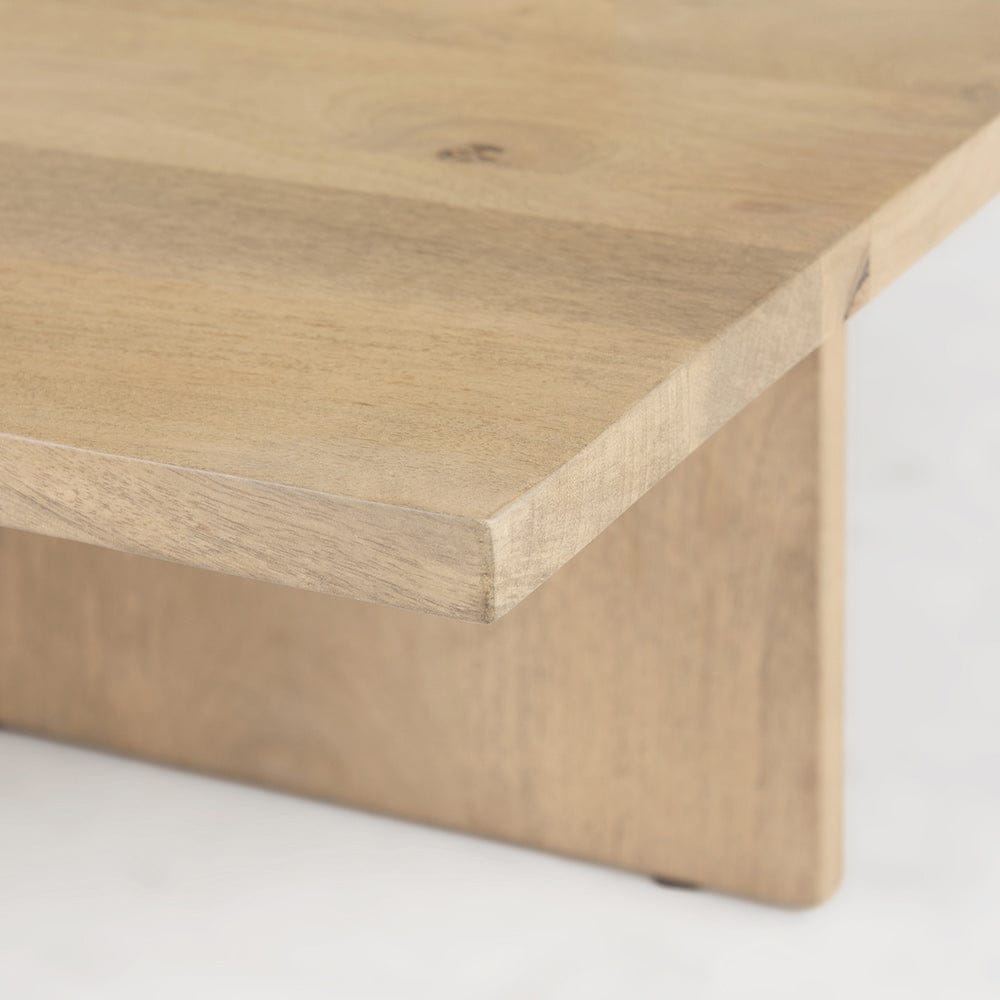 Mercana - Aida 56 x 34 Rectangular Light Brown Wood Coffee Table - 69186 view 5