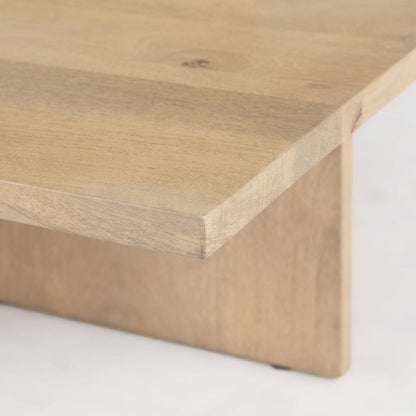 Mercana - Aida 56 x 34 Rectangular Light Brown Wood Coffee Table - 69186 view 5