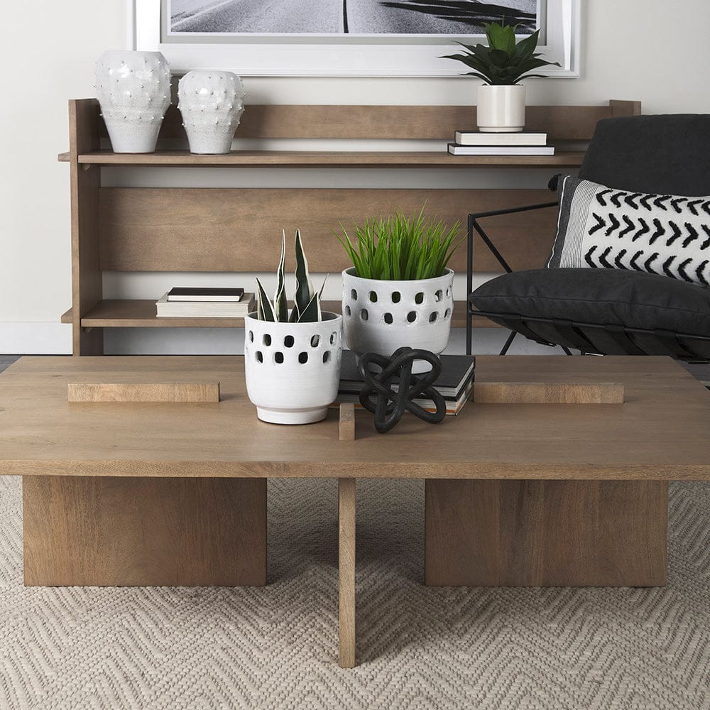 Mercana - Aida 56 x 34 Rectangular Light Brown Wood Coffee Table - 69186 view 10