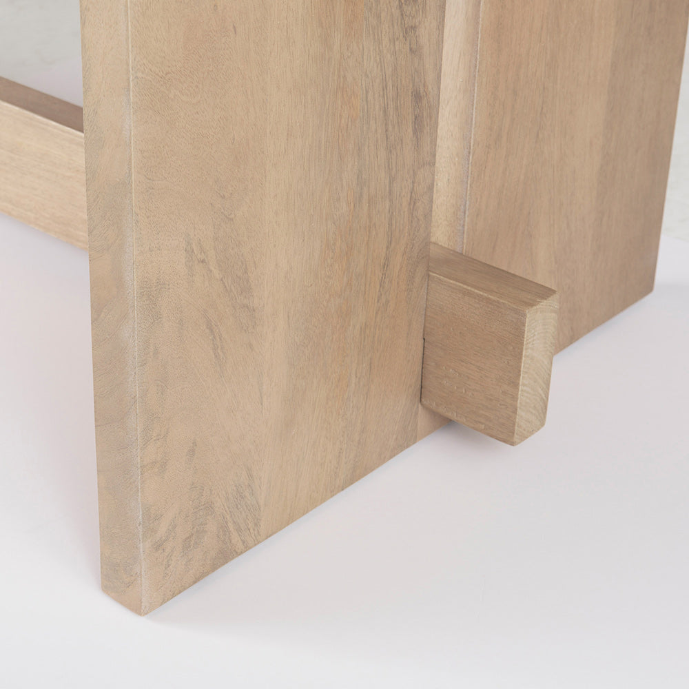 Mercana - Aida 84L Light Brown Wood Dining Table - 69200 view 9