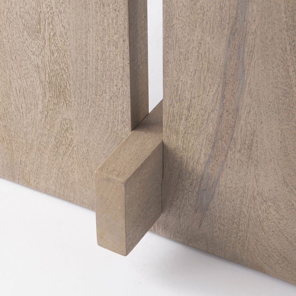 Mercana - Aida 84L Light Gray Wood Dining Table - 69199 view 5