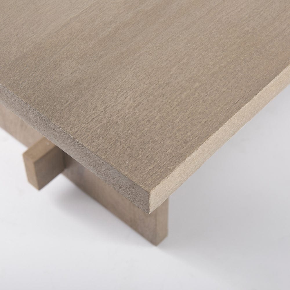Mercana - Aida 84L Light Gray Wood Dining Table - 69199 view 9