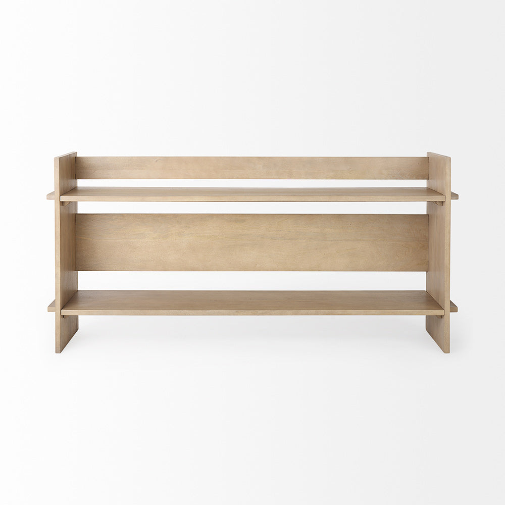 Mercana - Aida Light Brown Wood Console Table - 69198_CLOSEOUT view 2