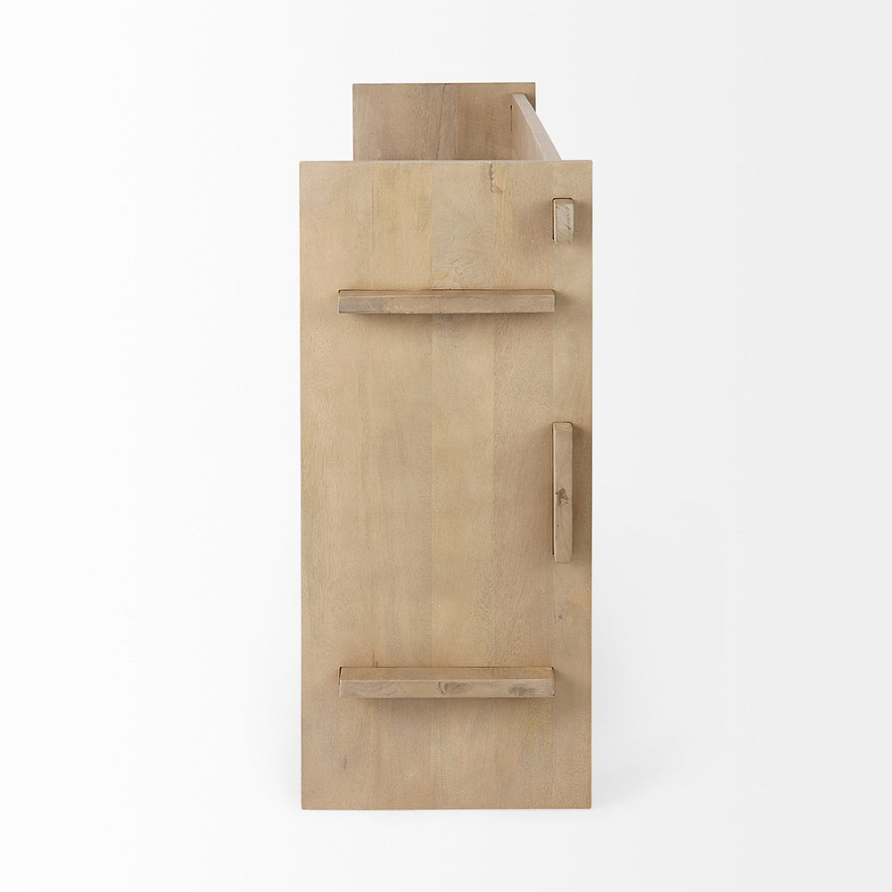 Mercana - Aida Light Brown Wood Console Table - 69198_CLOSEOUT view 3