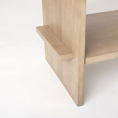 Mercana - Aida Light Brown Wood Console Table - 69198_CLOSEOUT view 4