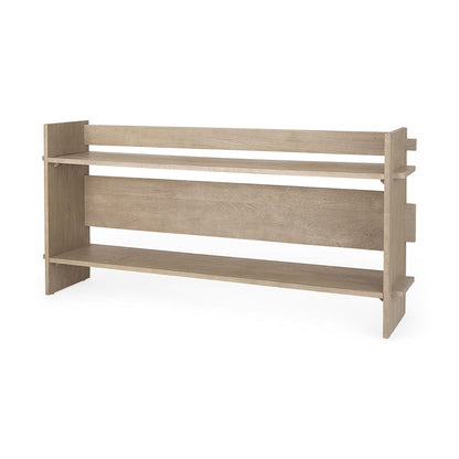 Mercana - Aida Light Gray Wood Console Table - 69197_CLOSEOUT view 1