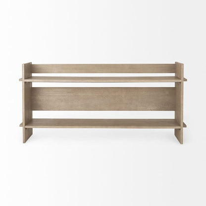 Mercana - Aida Light Gray Wood Console Table - 69197_CLOSEOUT view 2