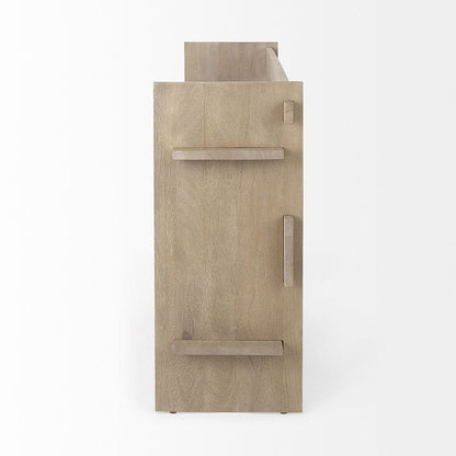 Mercana - Aida Light Gray Wood Console Table - 69197_CLOSEOUT view 3