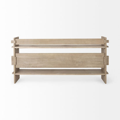 Mercana - Aida Light Gray Wood Console Table - 69197_CLOSEOUT view 4