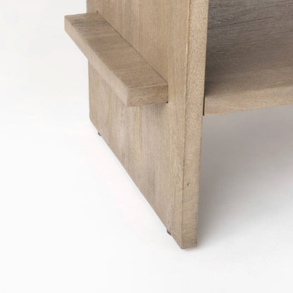 Mercana - Aida Light Gray Wood Console Table - 69197_CLOSEOUT view 8