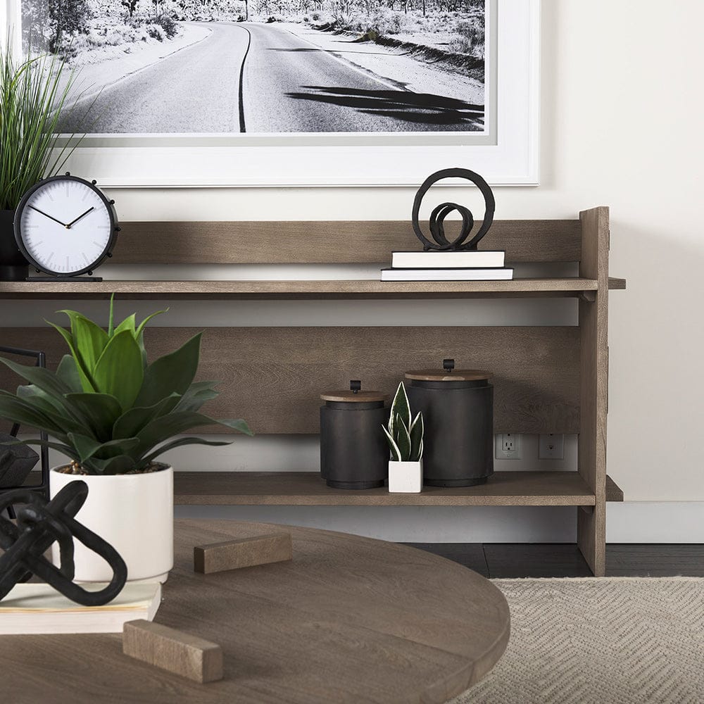 Mercana - Aida Light Gray Wood Console Table - 69197_CLOSEOUT view 11