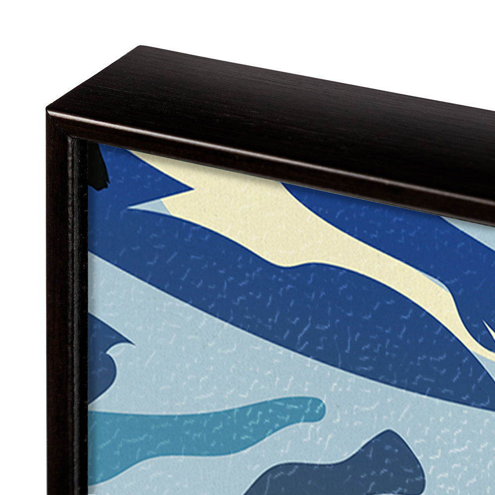 Mercana - Alaska Go USA SM by Mercana Studio a Hand Embellished Decograph Framed Art Print - 15644 view 4