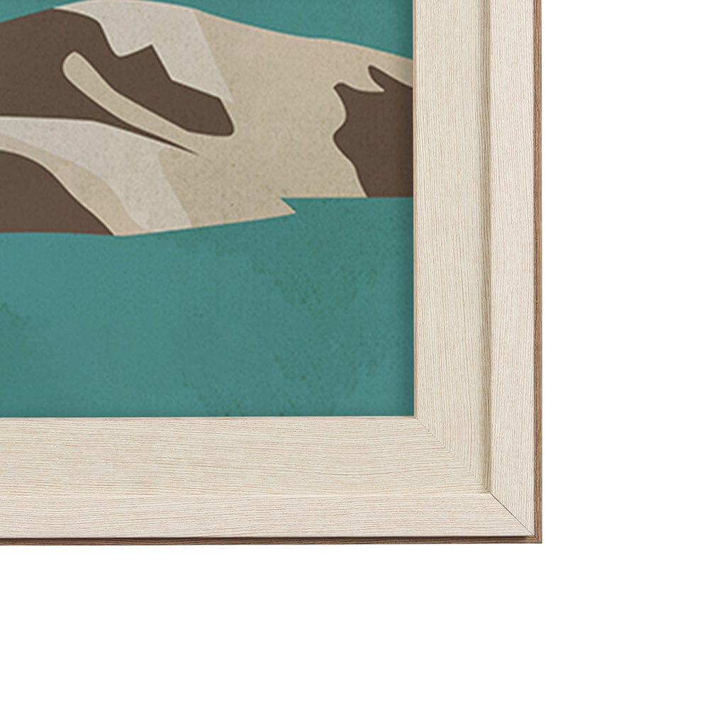 Mercana - Alaska Go USA XL by Mercana Studio a Hand Embellished Decograph Framed Art Print under Glass - 15650 view 3