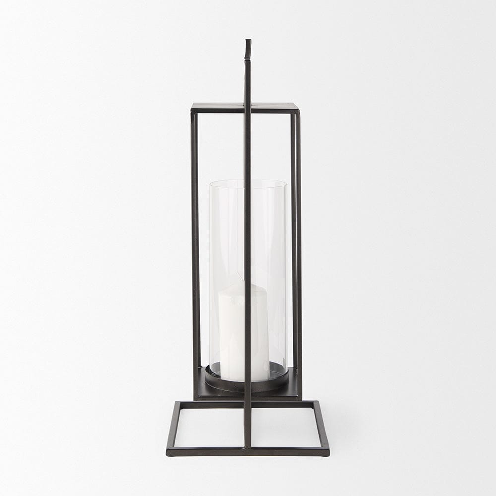 Mercana - Albus I Large Black Metal Rectangular Table Candle Holder - 68438 view 4