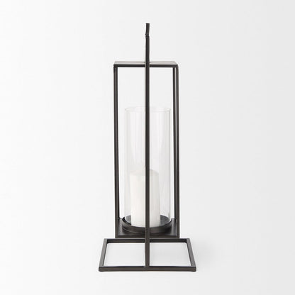 Mercana - Albus I Large Black Metal Rectangular Table Candle Holder - 68438 view 4