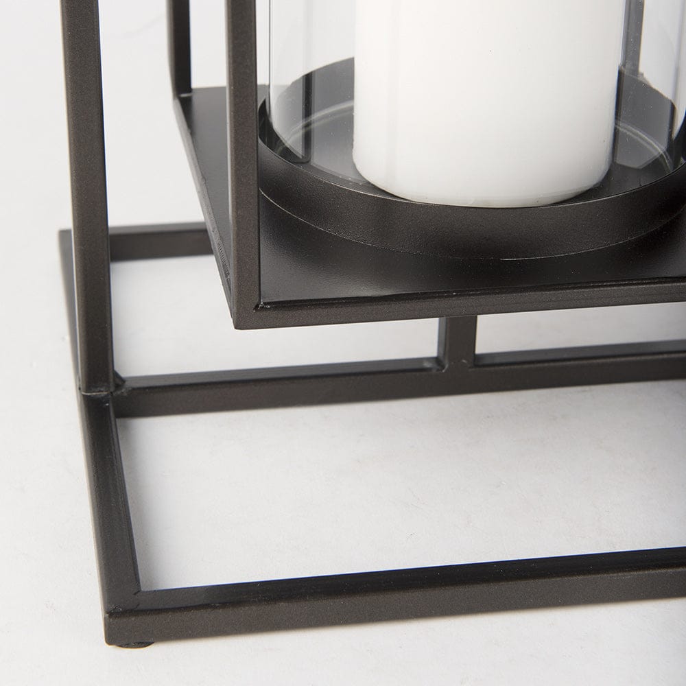 Mercana - Albus I Large Black Metal Rectangular Table Candle Holder - 68438 view 10
