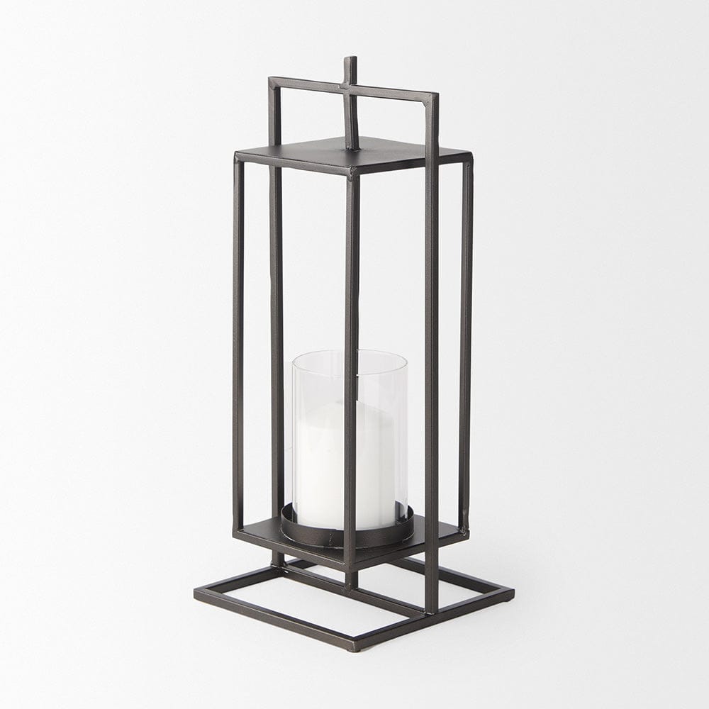 Mercana - Albus II Small Black Metal Rectangular Table Candle Holder - 68439 view 5
