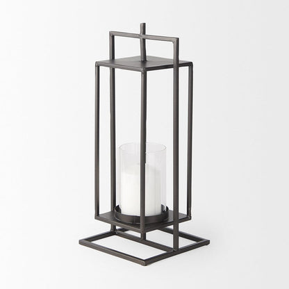 Mercana - Albus II Small Black Metal Rectangular Table Candle Holder - 68439 view 5