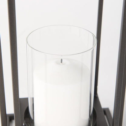 Mercana - Albus II Small Black Metal Rectangular Table Candle Holder - 68439 view 8