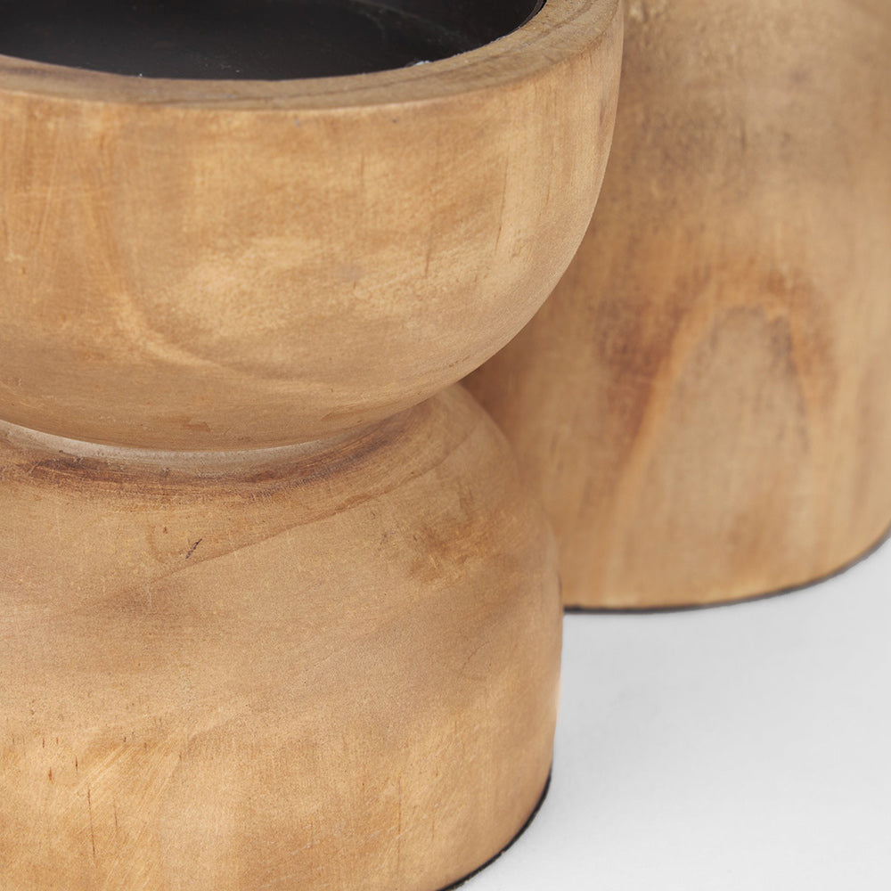 Mercana - Aleena Wooden Candle Holder (Set of 2) - 70543 view 5