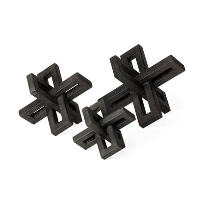 Mercana - Aleph Black Metal Small Medium & Large Jacks (Set of 3) - 68962 view 1