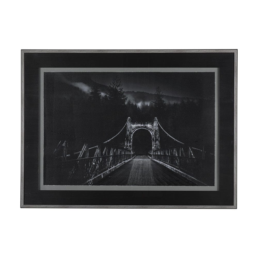 Mercana - Alexandra Bridge by Chad Mackay a Hand Embellished Textured Framed Art Print Matted under Glass - 14877 view 1