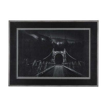 Mercana - Alexandra Bridge by Chad Mackay a Hand Embellished Textured Framed Art Print Matted under Glass - 14877 view 1