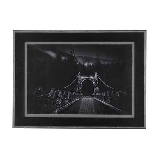 Mercana - Alexandra Bridge by Chad Mackay a Hand Embellished Textured Framed Art Print Matted under Glass - 14877 view 1