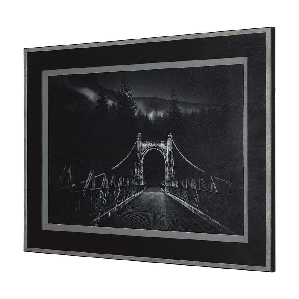 Mercana - Alexandra Bridge by Chad Mackay a Hand Embellished Textured Framed Art Print Matted under Glass - 14877 view 2