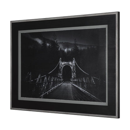 Mercana - Alexandra Bridge by Chad Mackay a Hand Embellished Textured Framed Art Print Matted under Glass - 14877 view 2
