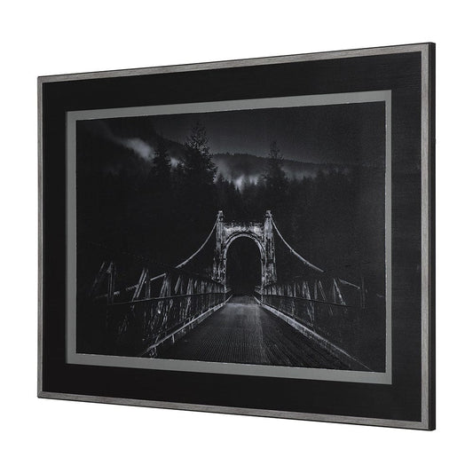 Mercana - Alexandra Bridge by Chad Mackay a Hand Embellished Textured Framed Art Print Matted under Glass - 14877 view 2
