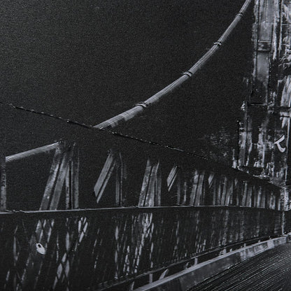 Mercana - Alexandra Bridge by Chad Mackay a Hand Embellished Textured Framed Art Print Matted under Glass - 14877 view 7