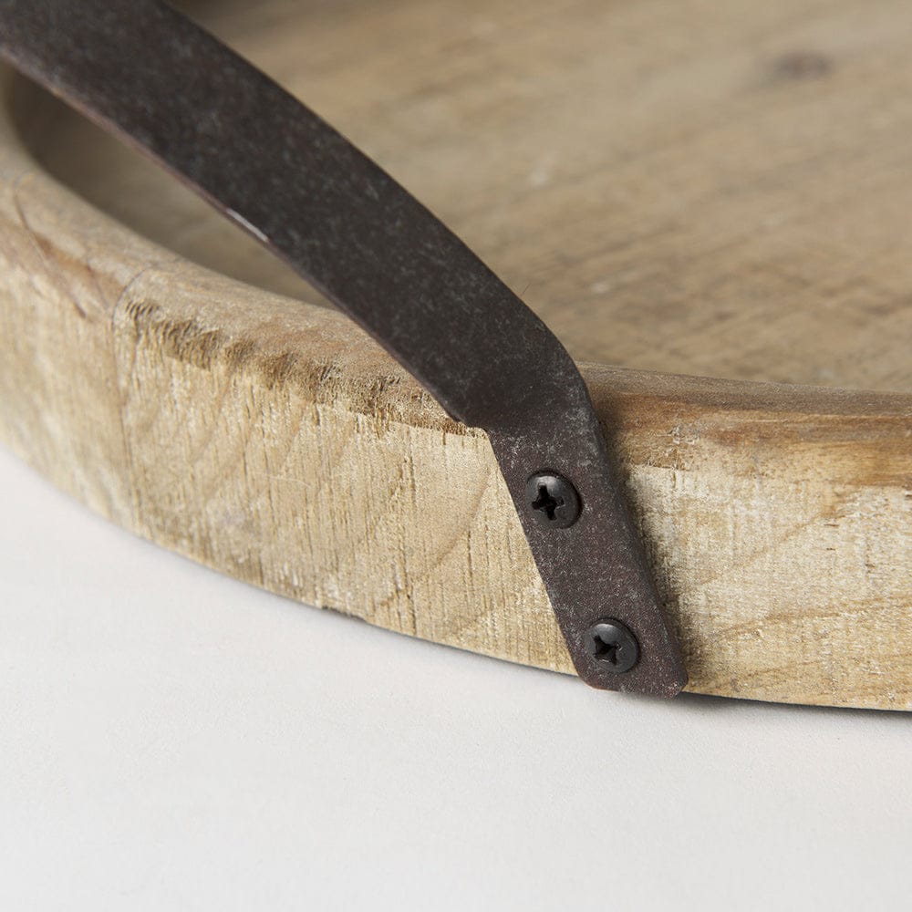 Mercana - Alina 27.8L x 13.6W x 3.9H Set of Two Light Brown Wood Trays - 69662 view 9