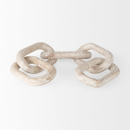 Mercana - Alix 29.0L x 5.0W x 5.0H Beige Wooden Link Chain Decorative Object - 69571 view 6