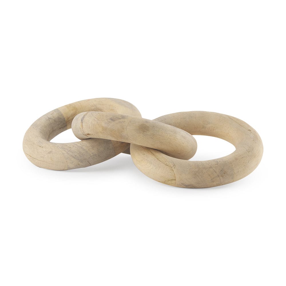 Mercana - Alize Solid Wood Circular Chain Link Decorative Object - 70125 view 1