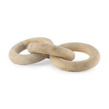 Mercana - Alize Solid Wood Circular Chain Link Decorative Object - 70125 view 1