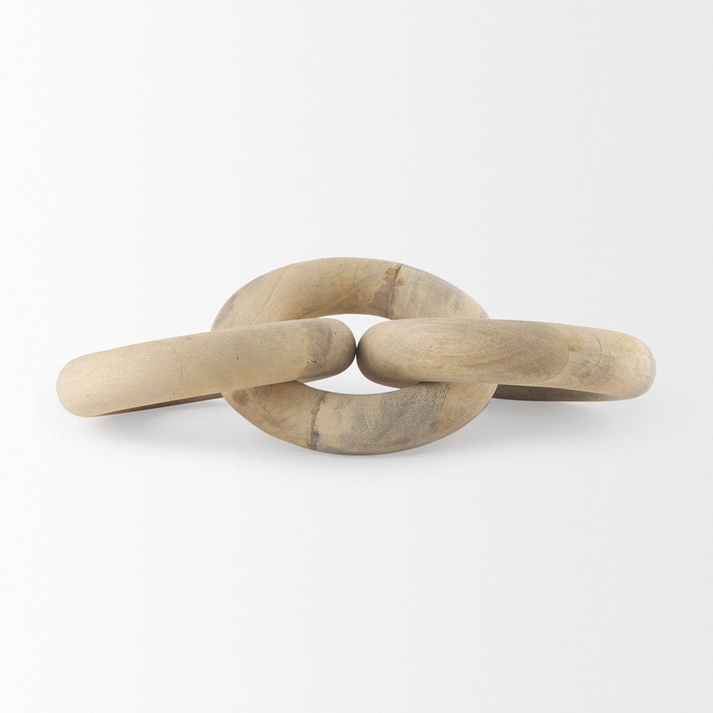 Mercana - Alize Solid Wood Circular Chain Link Decorative Object - 70125 view 4