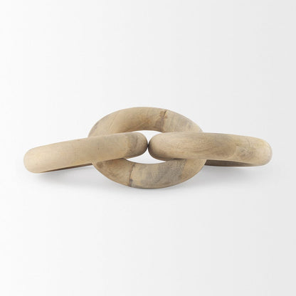 Mercana - Alize Solid Wood Circular Chain Link Decorative Object - 70125 view 4