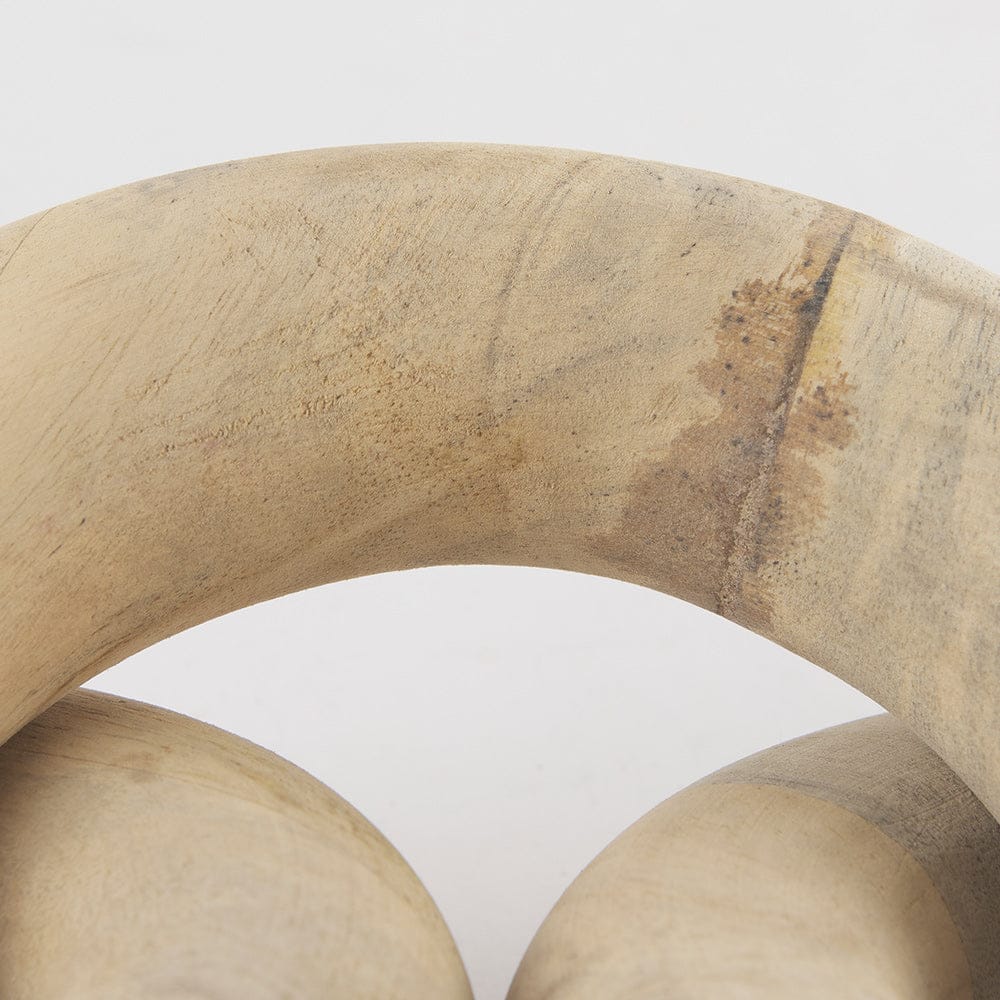 Mercana - Alize Solid Wood Circular Chain Link Decorative Object - 70125 view 7