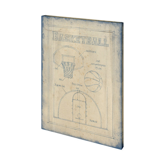 Mercana - All About the Game III by Ethan Harper a Hand Embellished Textured Canvas - 101243-L view 1