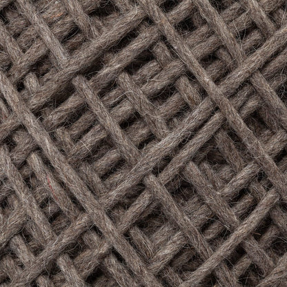 Mercana - Allium Dark Brown Handwoven Wool Cylindrical Pouf - 68730 view 5