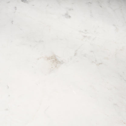 Mercana - Allyson 42" Round Brown Wood Pedestal w/ White Marble Top Dining Table - 70563-AB view 6