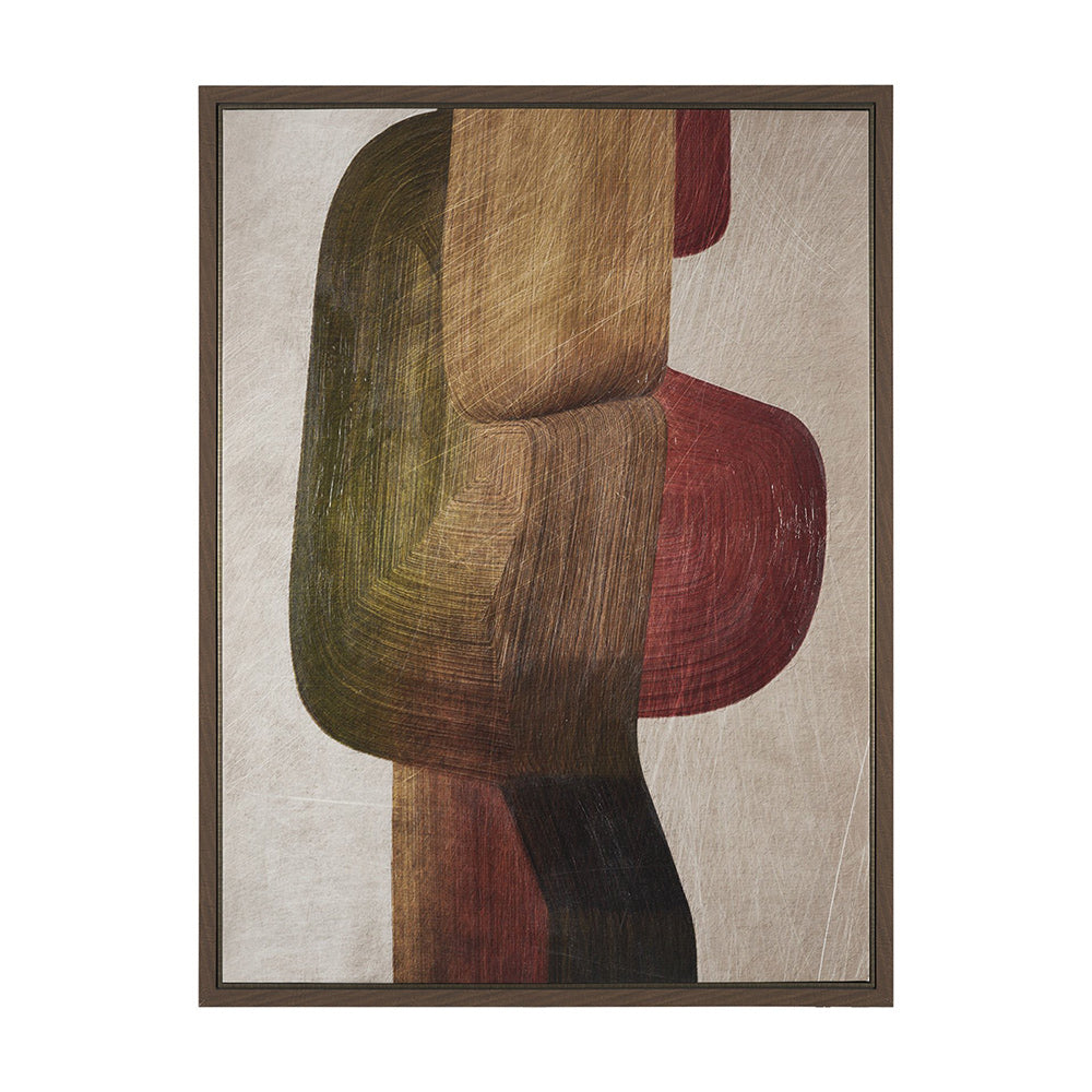 Mercana - Alma - Metal Brushes II by Mercana Studio a Hand Embellished Textured Framed Canvas - 102678-FL view 1