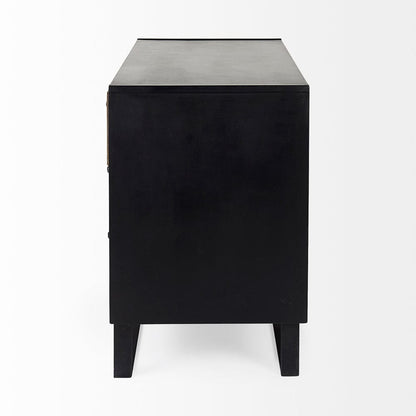 Mercana - Alvin 34.5L x 21.5W x 30.0H Wood W/Metal Framing Accent Cabinet - 69569 view 3