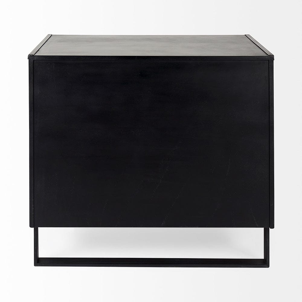 Mercana - Alvin 34.5L x 21.5W x 30.0H Wood W/Metal Framing Accent Cabinet - 69569 view 4